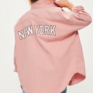 ISO: Missguided Denim Oversized New York Shirt